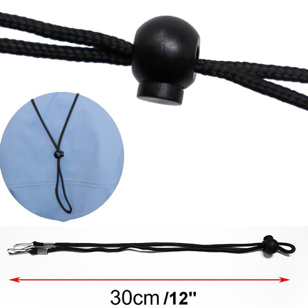 Corde d'extension de masque réglable de corde de support d'oreille d'extension réglable de lanière de 1 pièces accrochent sur la ficelle de cou avec la boucle d'ajustement