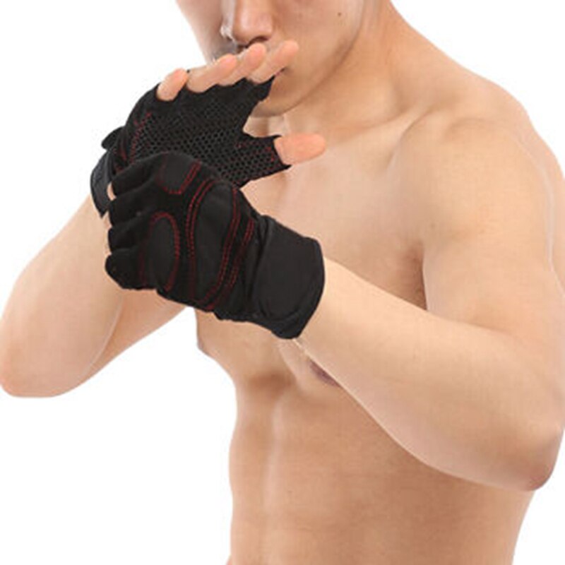 Gym Gloves Heavyweight Sports Exercise Weight Lifting Gloves Body Building Training Sport Fitness Gloves for Fiting Cycling