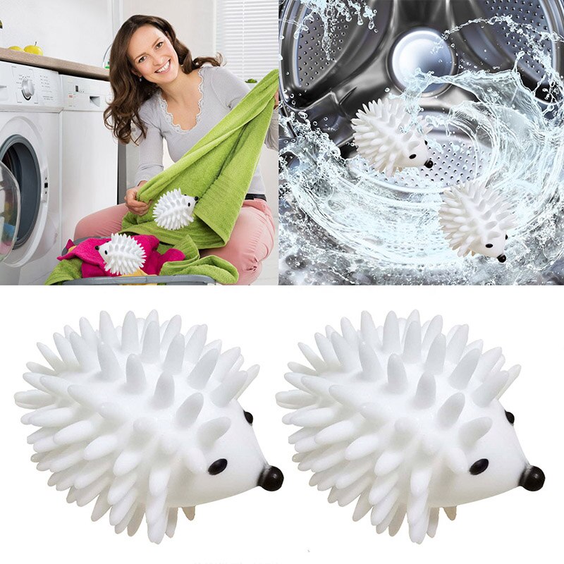 Reusable Hedgehog Washing Laundry Ball Hair Grabs Dryer Ball Clothes Washing Machine Cleaning Ball Cleaning Tools