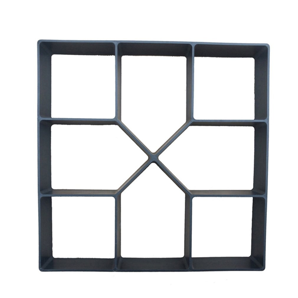 12 Models Manually Paving Cement Brick Concrete Molds DIY Plastic Path Maker Mold Garden Stone Road Mold Garden Decoration: Model-5