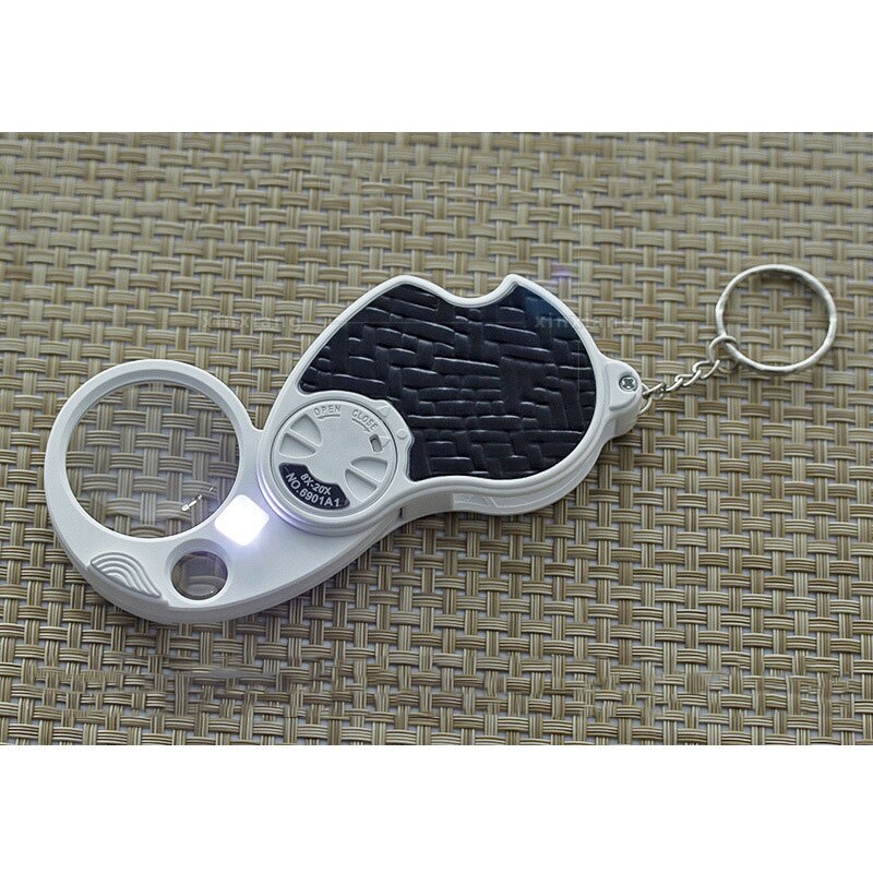 Folding Jeweler's Glasses 8X 20X Jewelry Magnifier Portable Pocket Magnifying Glass Jewelry Magnifier Lupa Mini Microscope Loupe