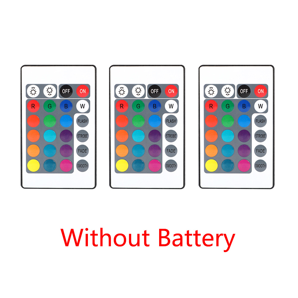 1-3pcs IR Infrared Remote Controller ONLY for W28 Series RGB LED Lamp 24 Keys Universal IR Extender Lighting Control: Red