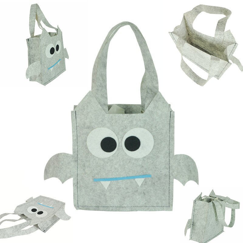 Halloween Snoep Leuke Zak Non-woven Draagbare Pompoen Mode Tas Pompoen Emmer 3D Bat Opbergtas Duivel Boodschappentas