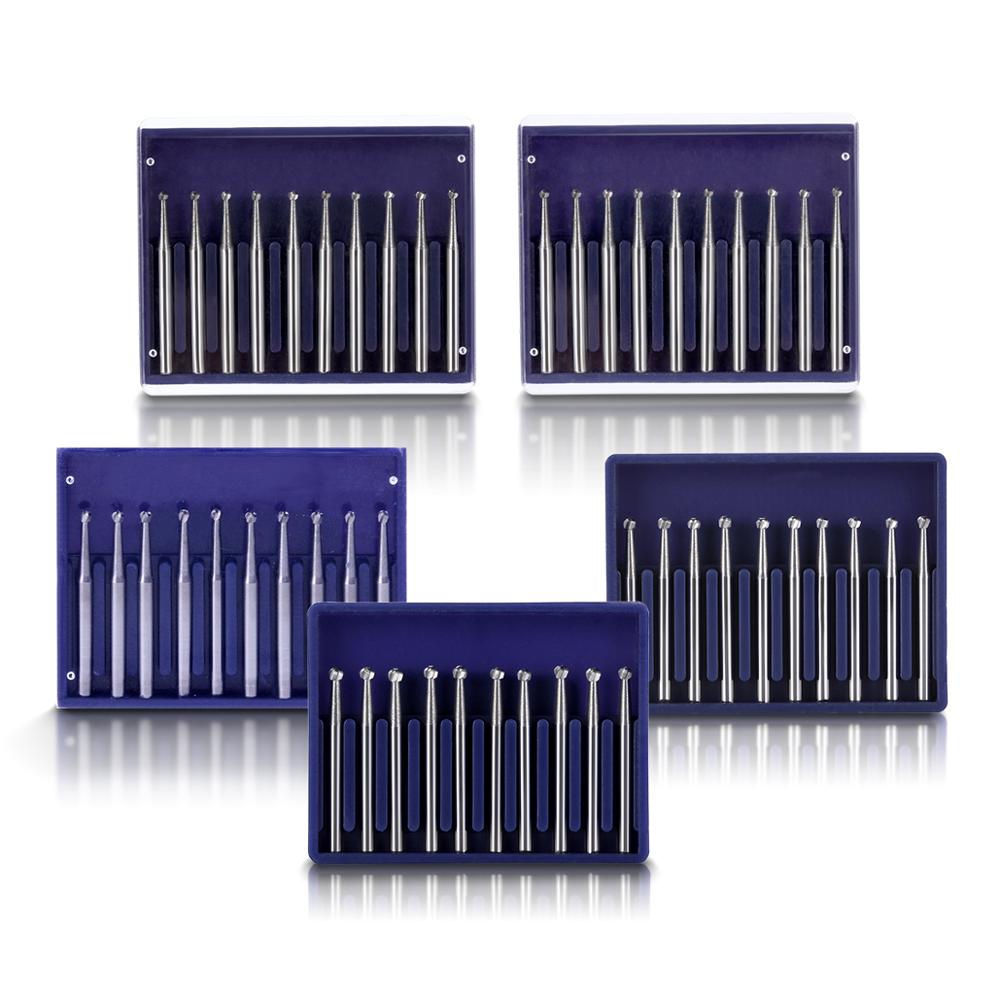 10Pc/Dozen Dental Fg Ronde Burs Boor Wolfraam Tandheelkundige Hardmetaalfrezen Dia-Boren Voor Hoge Snelheid Handpiecess medium Tandarts Gereedschap