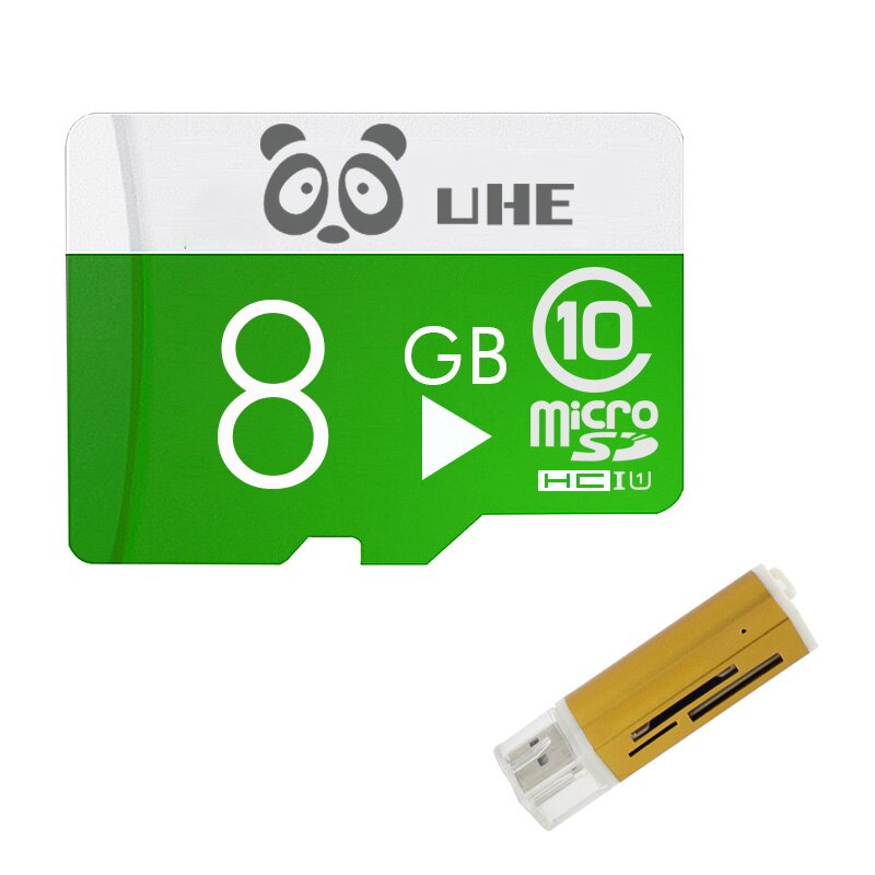 Green Micro SD 32GB memory card 64G class10 microsd tf carte 16GB 8GB 4GB flash memory with card reader mini