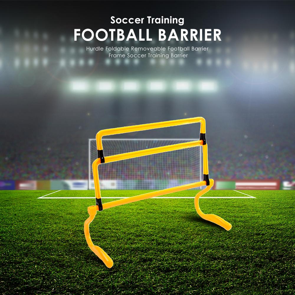 Hurdle Foldable Removable Football Barrier Frame Soccer Assembled Adjustment Height Barrier For Training Sensitive Speed