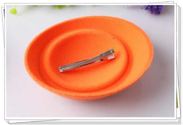 Mini tocados de de boda, sombreros con purpurina, accesorios para el cabello, para novia, 5,2 "(13 CM), 13 colores, 24 unidades/lote