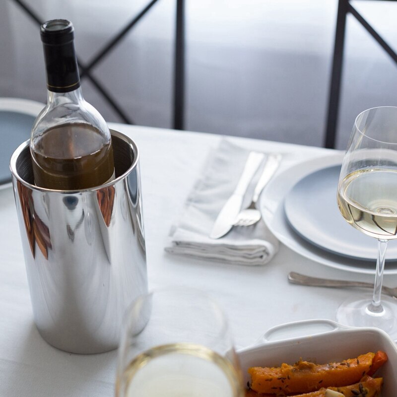 Geïsoleerde Wijnkoeler Emmer Met Wijn Beluchter-Past 750Ml Wijn Flessen, houdt Wijn Koud Voor Uren | Zweet-Gratis Roestvrij S