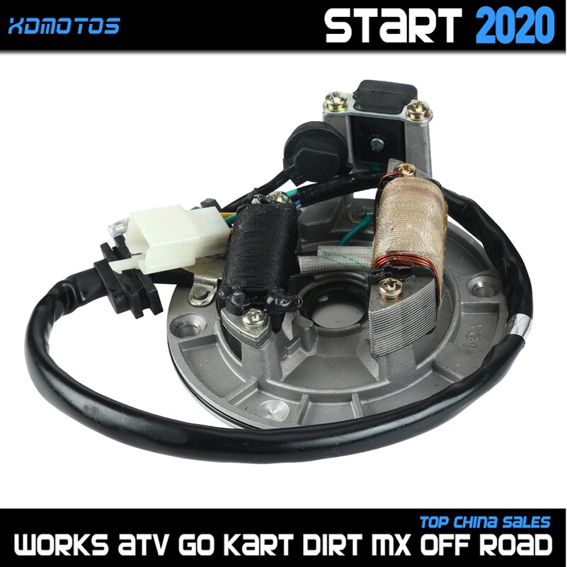 Motorcycles Magneto stator Ignition Coil For Lifan LF 50cc 110cc 125cc Horizontal Kick Starter Engine Dirt Pit Bikes