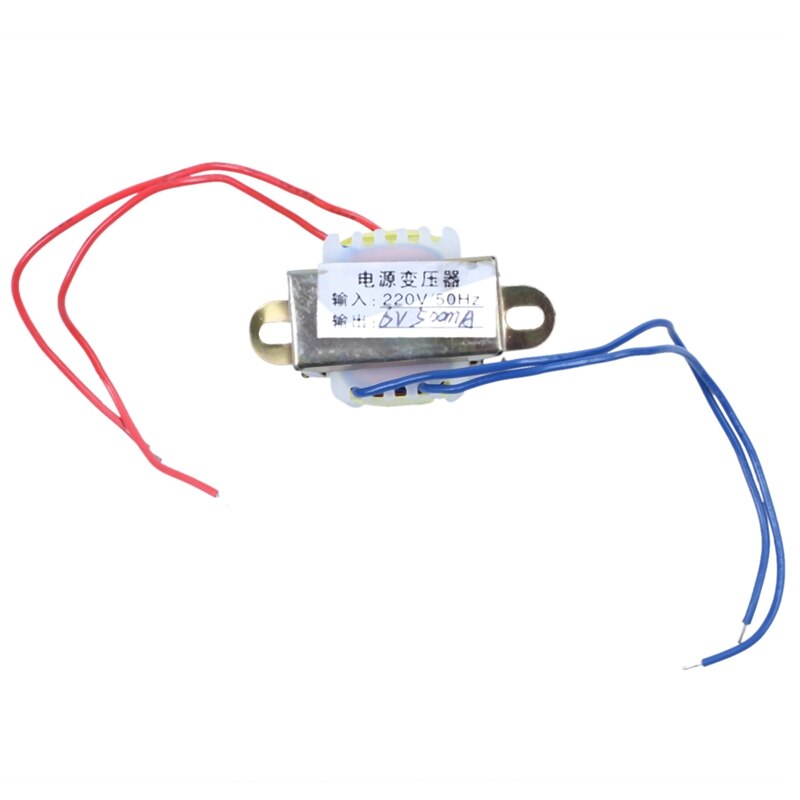 220V 50Hz 6V Eingang Ausgang Montage Vertikale Einzel-Phase EI Power Transformator