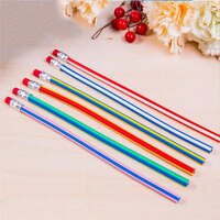 stationery folding curved soft pencil school supplies deformation write continuous pencil student office supplies: Default Title