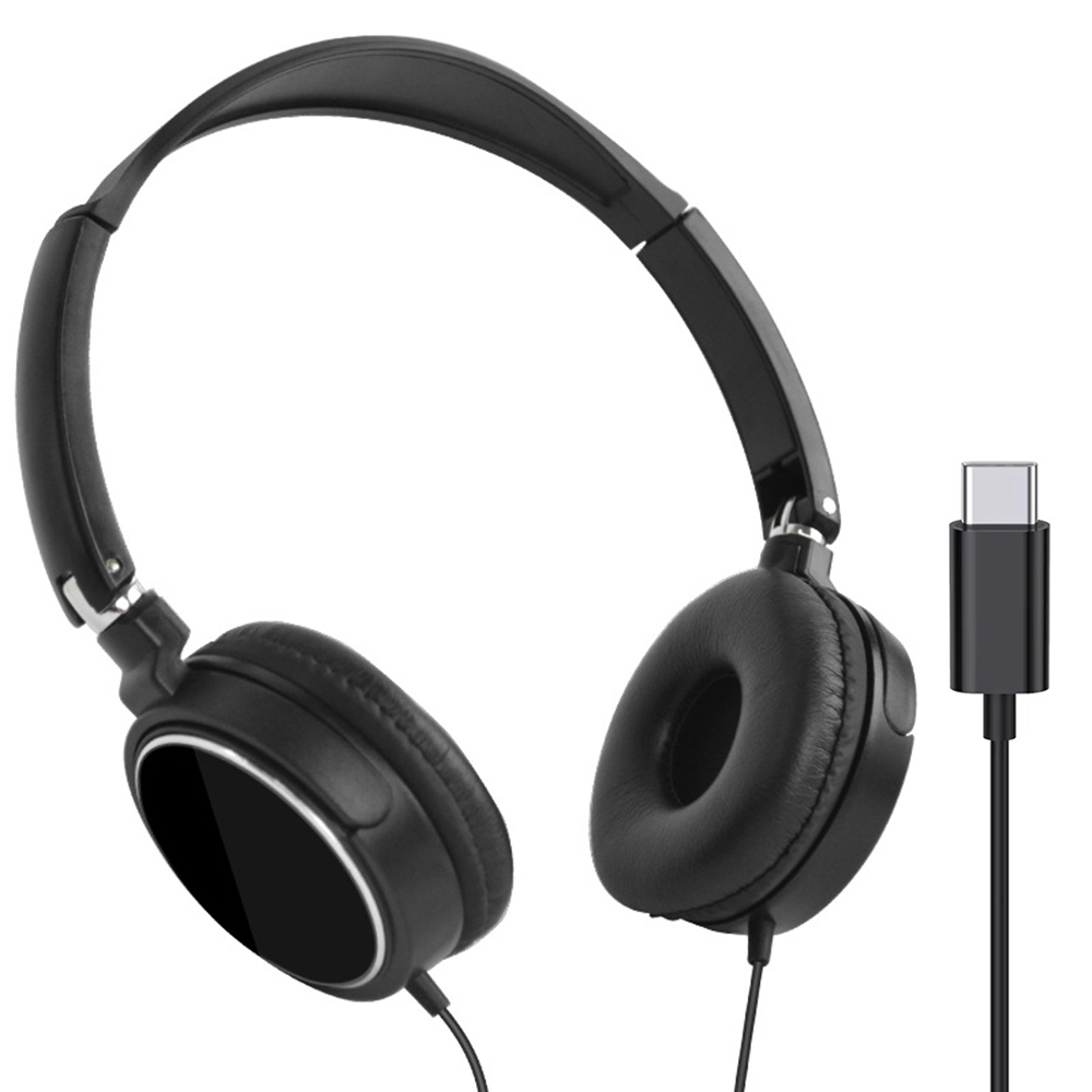 3,5 mm/Typ-C-Kopfhörer mit Kabel, faltbar, verstellbar, Bass-Stereo, modische Musik-Kopfhörer für MP3-Host, alle Smartphones