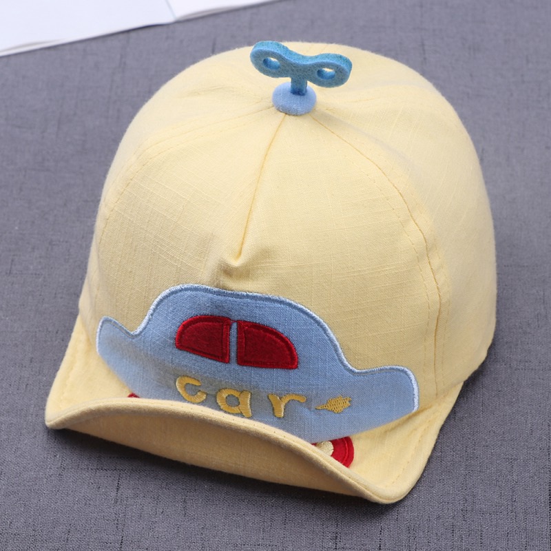 Berretti da Baseball di estate del cappello dei ragazzi dell&#39;automobile del fumetto berretti di Snapback di Sunhat Hip-Hop casuali del fumetto dei bambini del bambino