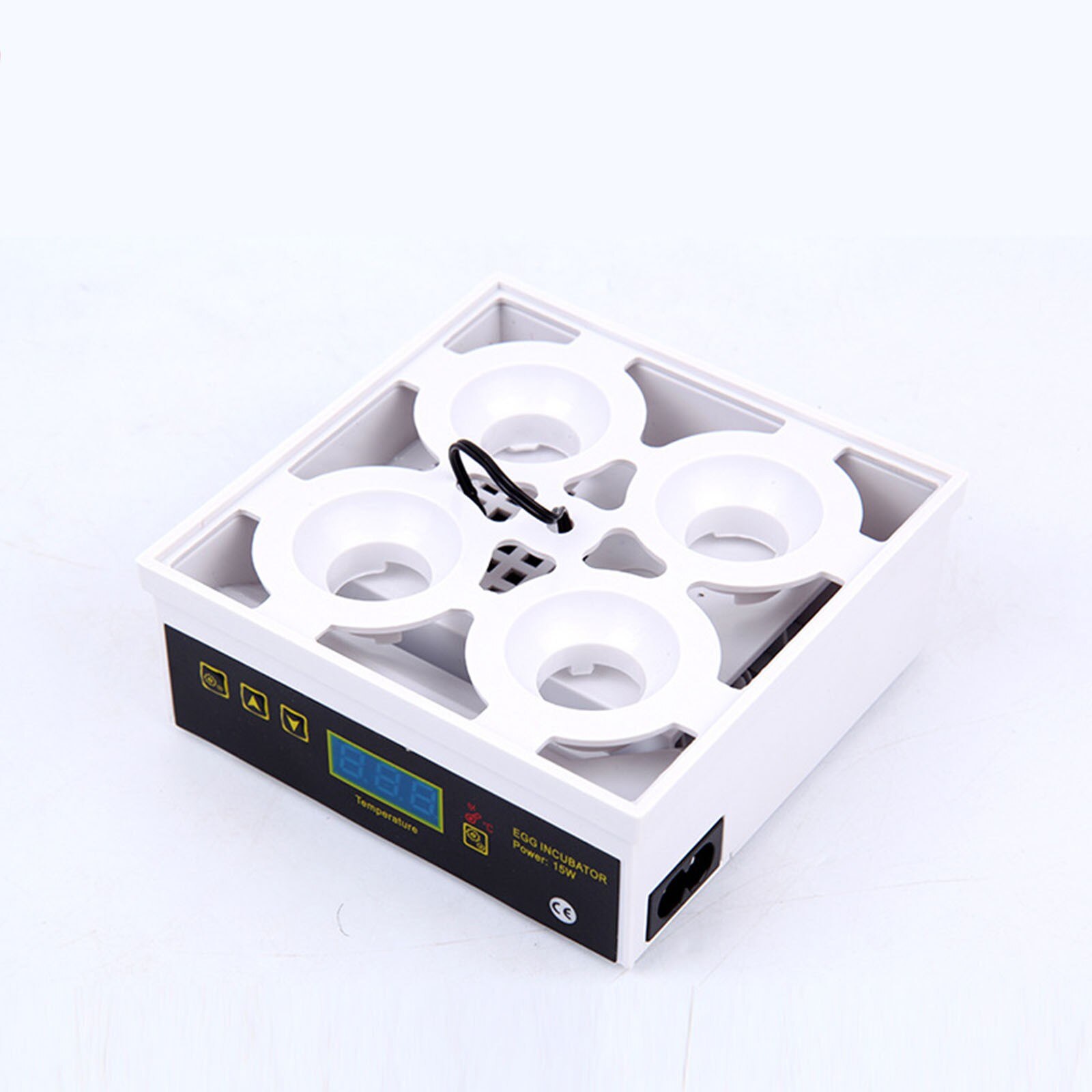 Digital Temperature Small Brooder 4 Mini Hatchery Egg Incubator Hatcher For Chicken Duck Bird Pigeon Quail Breeding#h3