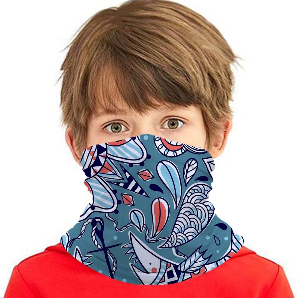 Pétales de fleurs Polyester enfants Tube Bandana sans couture guêtre Tube de motard Bandana écharpe bonnet bonnet cagoule chapeaux