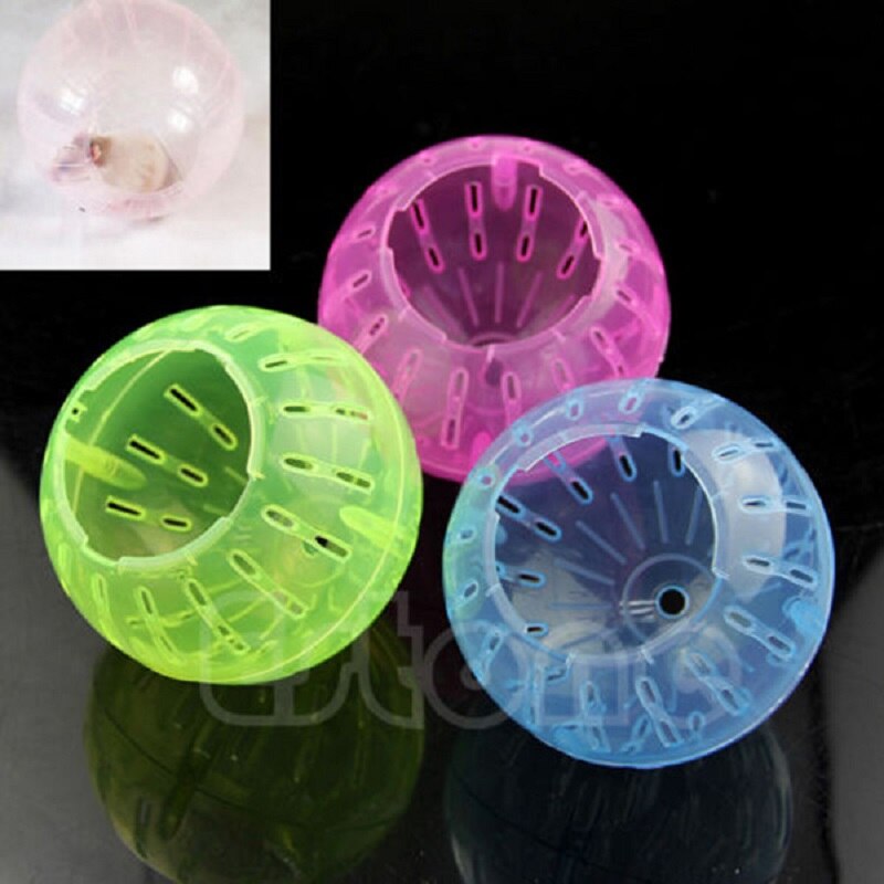 Balls For Hamster Toys Rat Toys Wheel Hamster Toys Rat Roll Exercise Plastic Diameter 8cm 1S426#