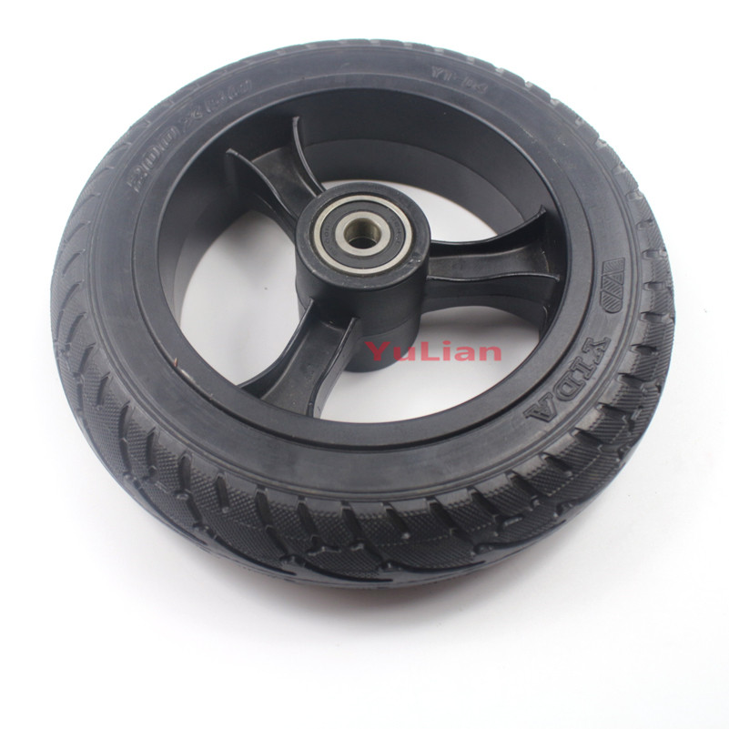 200x50 Mobility Scooter wheelchair wheels tyre 8x2" inch Solid Tire and alloy wheel hub For Gas Scooter Electric Scooter Vehicle