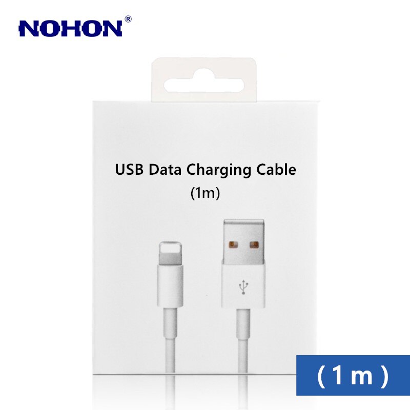 1m 2m cabo de carregamento de dados usb originais para o iphone 6s 6 7 8 plus 11 pro xs max x xr se 5S 5c 5 cabos de carregador usb com caixa de varejo: 1m