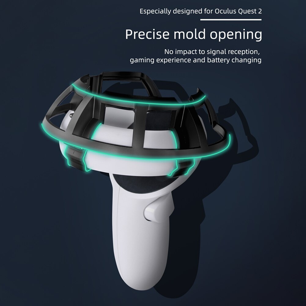 Vr Controller Fixer Bumper Voor Oculus Quest 2 Handvat Bumper Guard Cover Grip Anti-Collision Bescherming Frame Voor Oculus quest 2