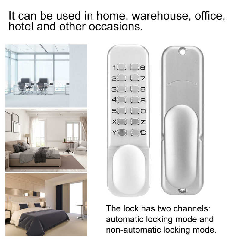 electric lock Waterproof Keyless Door Lock Combination Password Fireproof Keypad Door Lock for Home Office electronic door lock