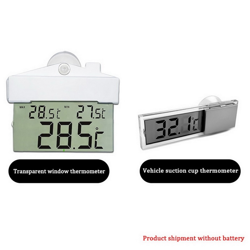 Digital Weather Station Wireless Sensor Window Hydrometer Indoor Outdoor Thermometer Temperature for Baby Bedroom