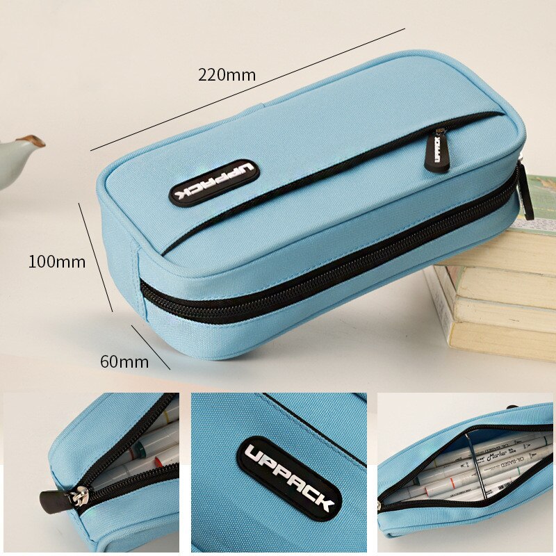 Pencil Case Stationery Cute Boys Girls Pencil Cases Storage Pen Bag Box Large Capacity Student School Office Supplies: D7