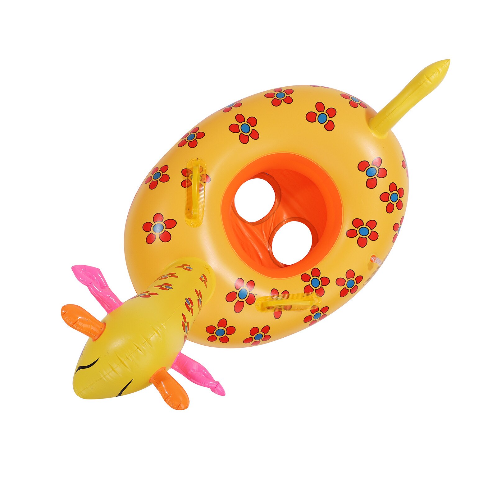 Zwemmen Babyzitje Ring Giraffe Zwembad Drijft Opblaasbare Kids Water Float Ring Met Handvat Zwemmen Ring Zwembad Voor Kinderen