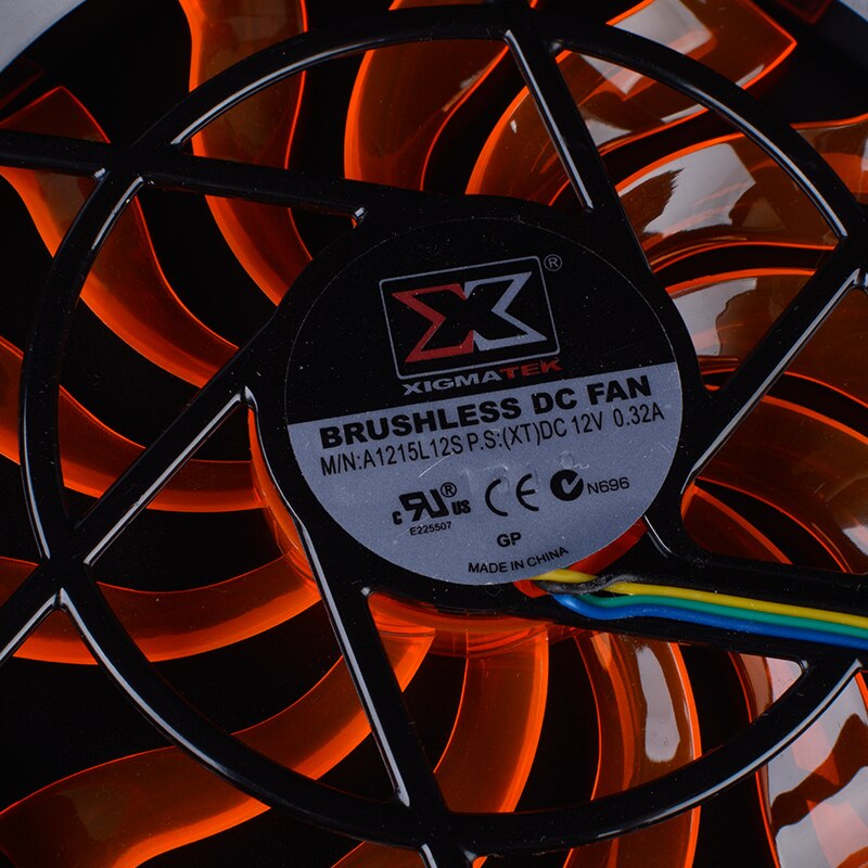 XIGMATEK 120mm fan 120x120x15mm 12V 0.32A Computer CPU four-wire PWM ultra-thin cooling fan.The thickness is only 15mm