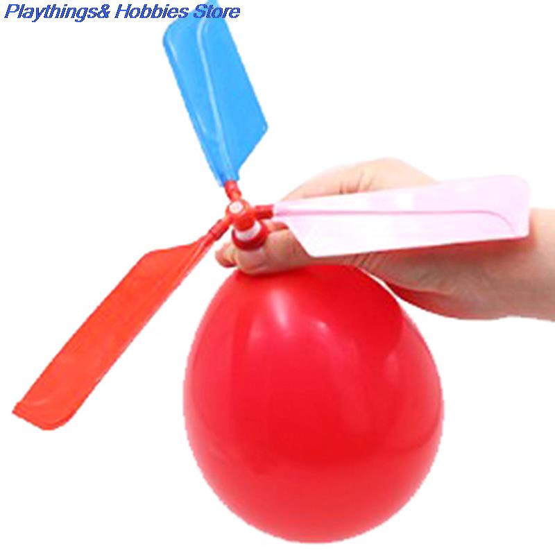 Lot de 10 ballons, hélicoptère volant avec sifflet, jeu d&#39;extérieur pour enfants, jouet et amusant, hélice pour enfants