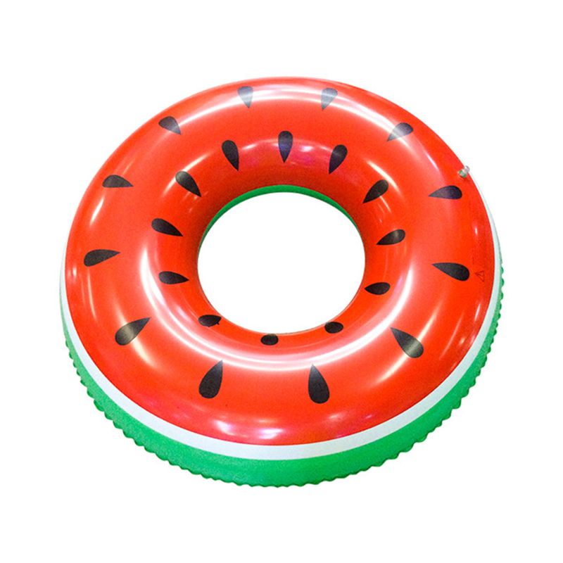 Safely Watermelon Inflatable Swimming Ring Float Pool Swim Circle Laps Beach Toy Y4UD: 02