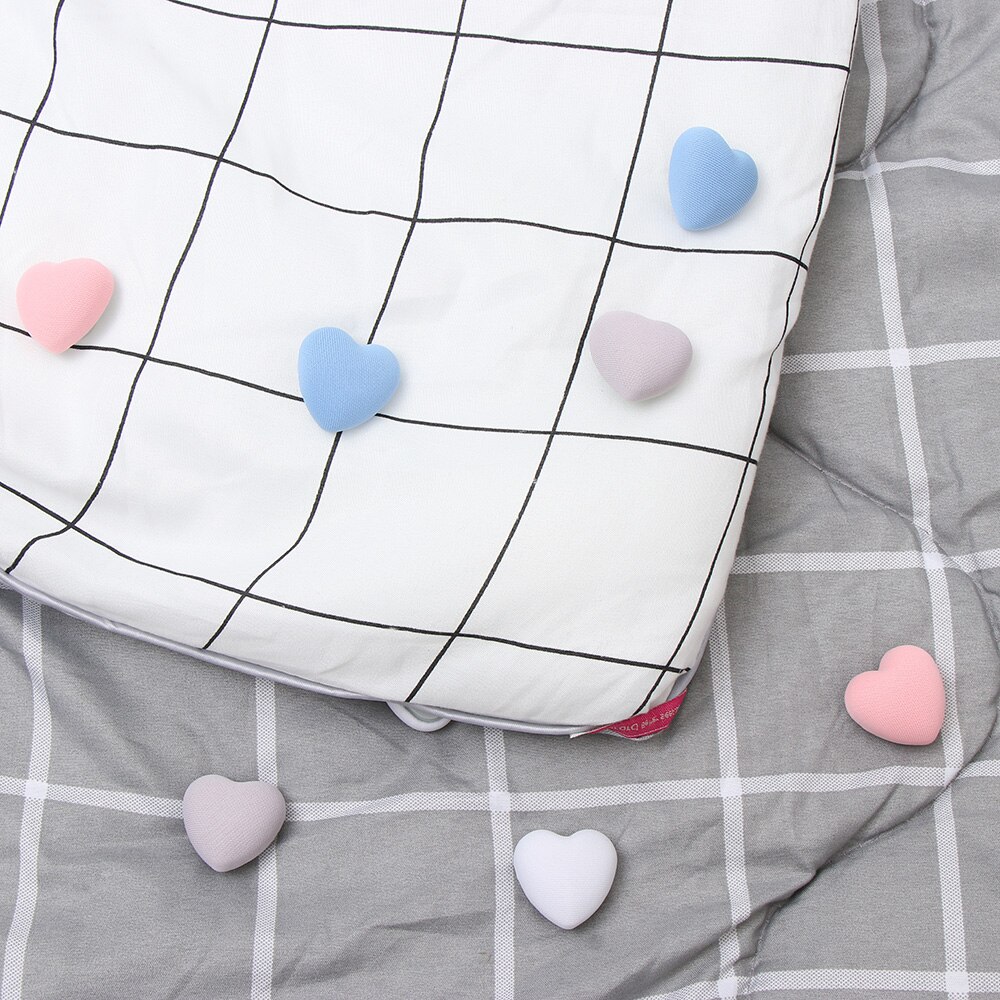 10Pcs Quilt Holder Flower/Heart Shape Non-slip Blanket Clip One Key to Unlock Blankets Cover Fastener Clip Bed Sheet Holder