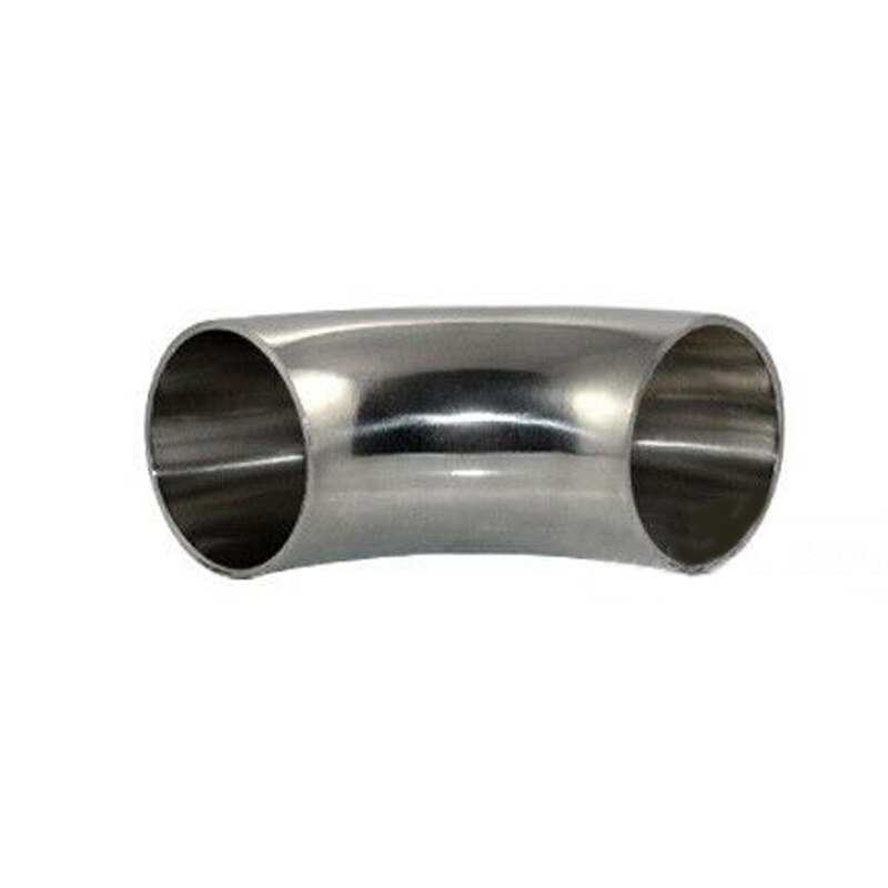 1.5 36mm 90 Degree 304 Stainless Steel Polished Mandrel Exhaust Pipe Bend Elbow