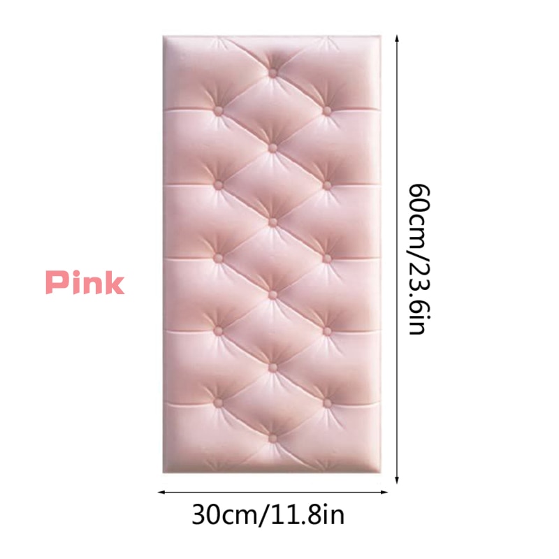 Anti-collision auto-adhésif tatami mur tête de lit doux 3D autocollant mural fond décor enfants chambre crash dos coussin