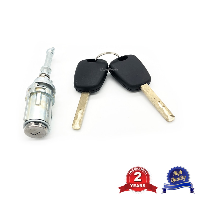 FRONT LEFT RIGHT DOOR LOCK BARREL WITH TWO KEYS FOR CITROEN C2 C3 C4 9170T9