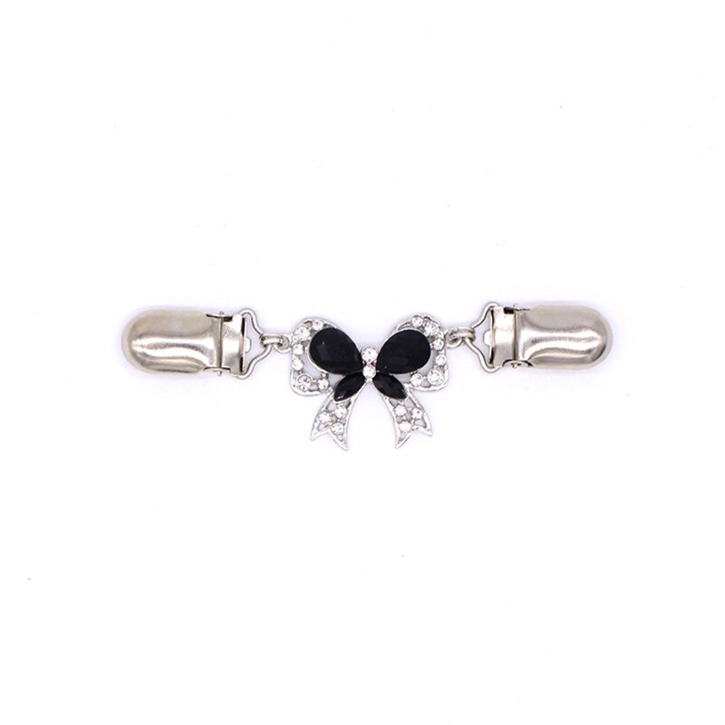 Sjaal Broche Vest Clips Voor Vrouwen Kraag Retro Parel Kristal Eend Clip Gespen Garters Accessoires Sieraden: E-3