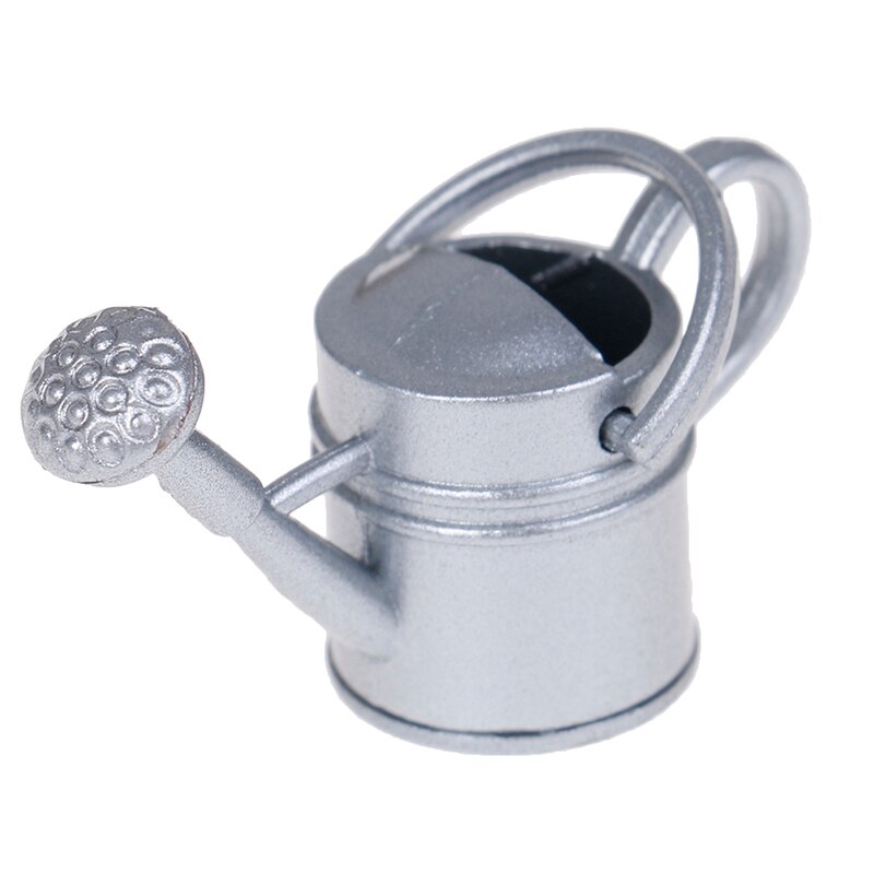 Tin Metalen Poppenhuis Miniatuur Gieter Ambachten Model Poppenhuis Decoratie Wit Poppenhuis Accessoires Classic Baby Speelgoed: 2