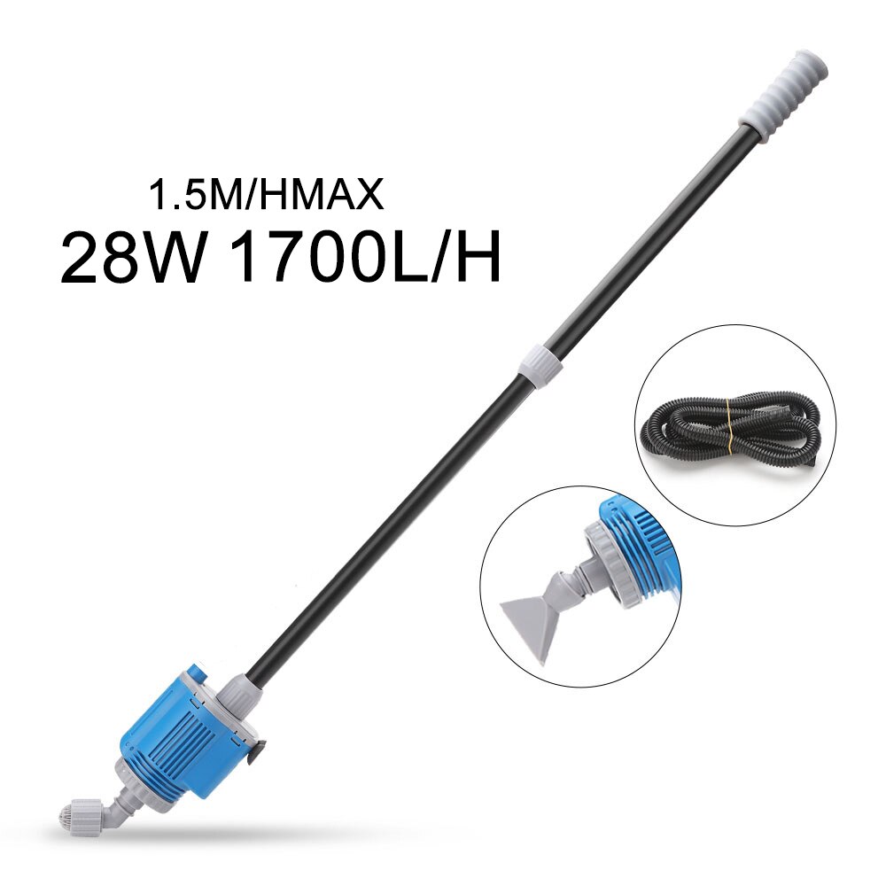 Aquarium Fish Tank Water Change Pump Cleaning Tools Electric Water Changer Gravel Cleaner Siphon Water Filter Pump: 28WxP1