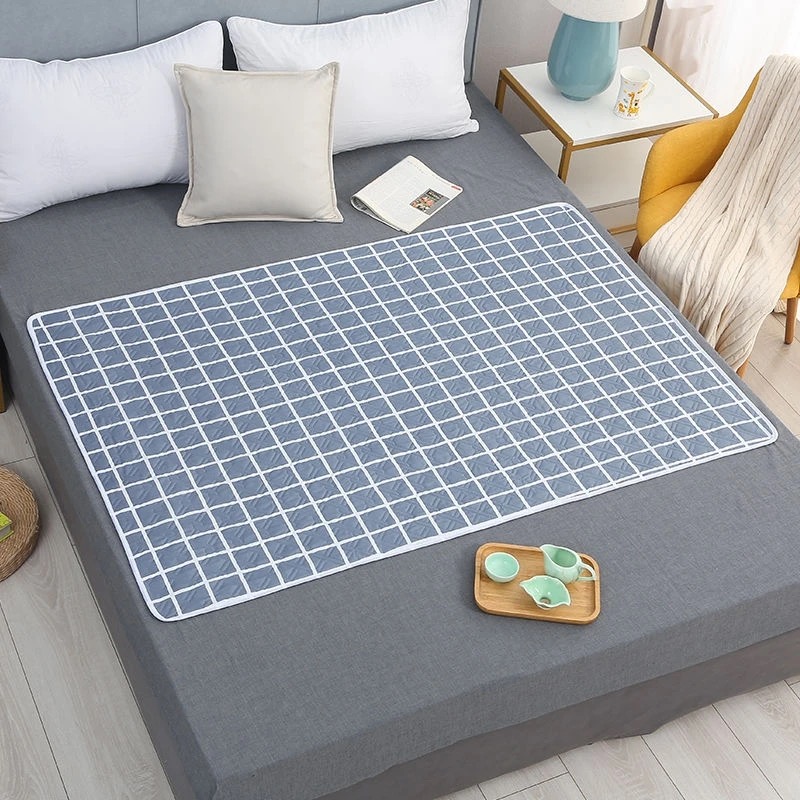 Waterproof Washable Mattress Urine Mat Elder Incontinence Pad Bed Protector Adult Diaper Nappy Beding Sheet Cloth Breathable: 140x200cm / WHITE