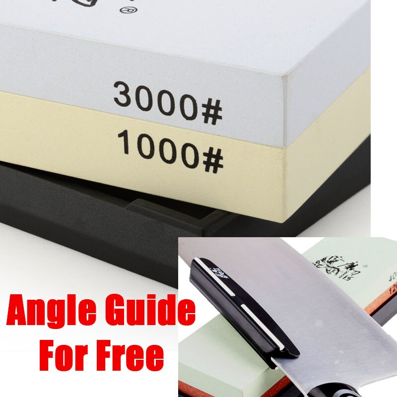 TAIDEA 600 1000 3000 8000 knife grinder angle double Side Knife Sharpener Sharpening Stone Whetstone angle guide: 10003000