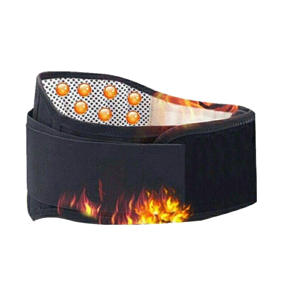 Ceinture de soutien de taille ajustable, Tourmaline auto-chauffant, thérapie magnétique, ceinture de Massage lombaire, soins de santé: XL
