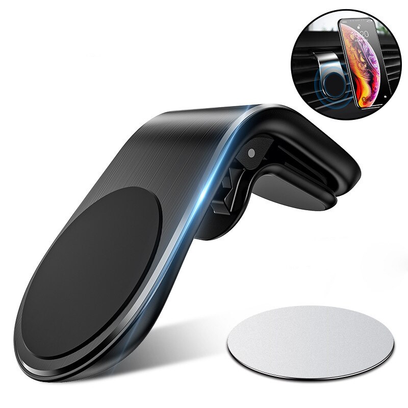 Fgclsy magnético suporte do telefone carro universal 360 metal ventilação de ar magnético titular no carro gps montar titular para iphone huawei