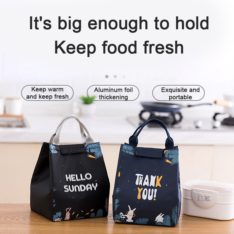 Sac à Lunch Portable en tissu Oxford, 1 pièce, frais, glacière, étanche, pratique, fourre-tout