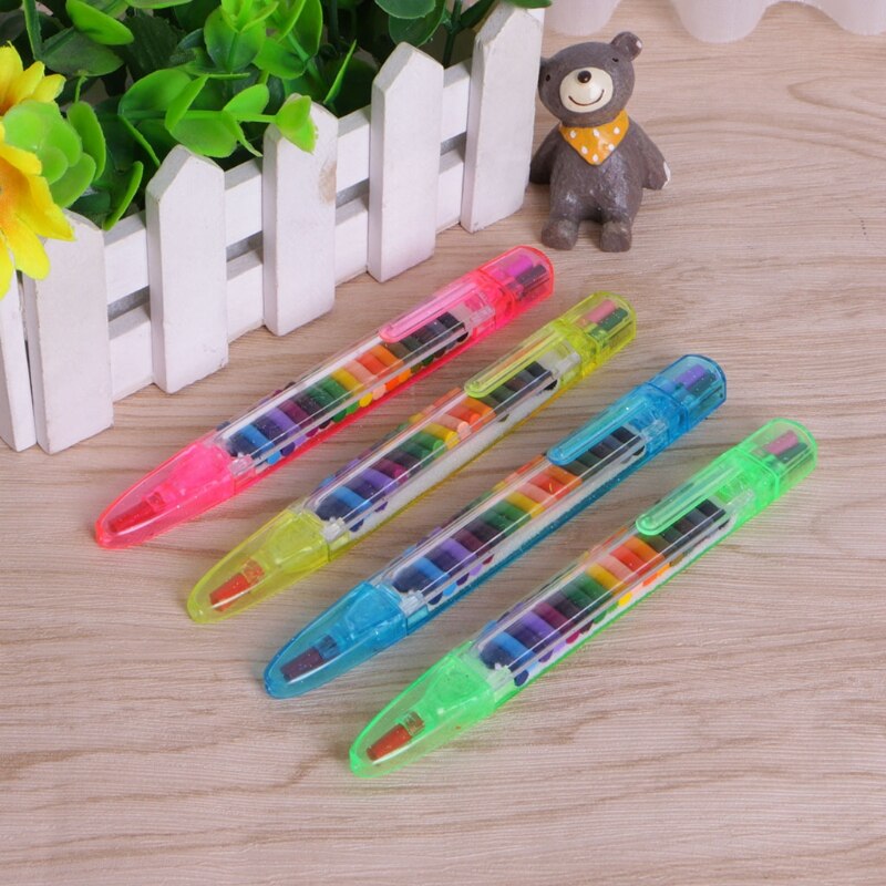 20 Colors Replaced Crayon Multi-color Kids Painting Pen Student Drawing Tools