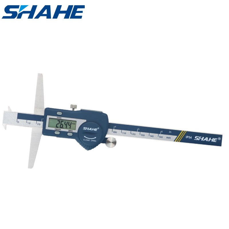 shahe 0-150 mm digital micrometer electronic caliper double hooks digital depth vernier caliper digital caliper 150mm