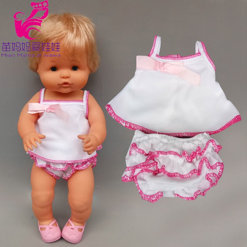 40cm baby doll clothes set for 16 inch Nenuco Ropa y su Hermanita doll clothes butterfly accessories: A14