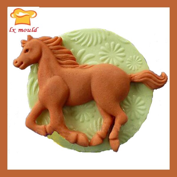 Paard animal fondant siliconen cookie mallen
