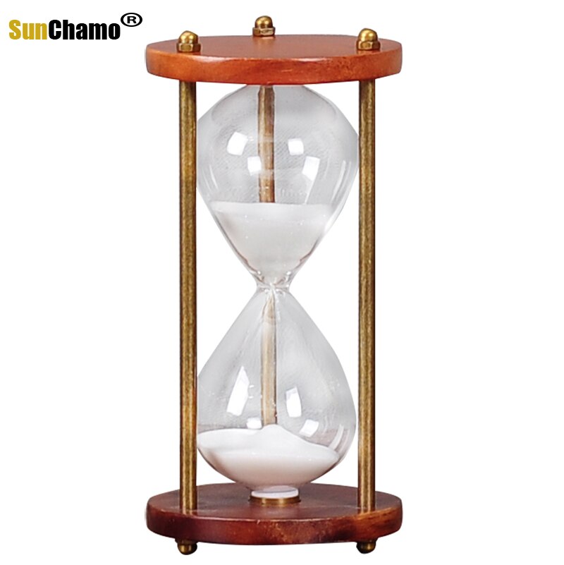 Solid Wood Time Hourglass Timer 30 Minutes Home Living Room Decorations Birthday Accessories Crafts Sand Clock