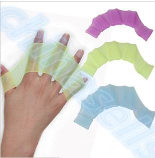 20pairs Silicone Diving Swim Pool Training Swimming Half finger Hand Fins Flippers Webbed Gloves Paddles Accessories