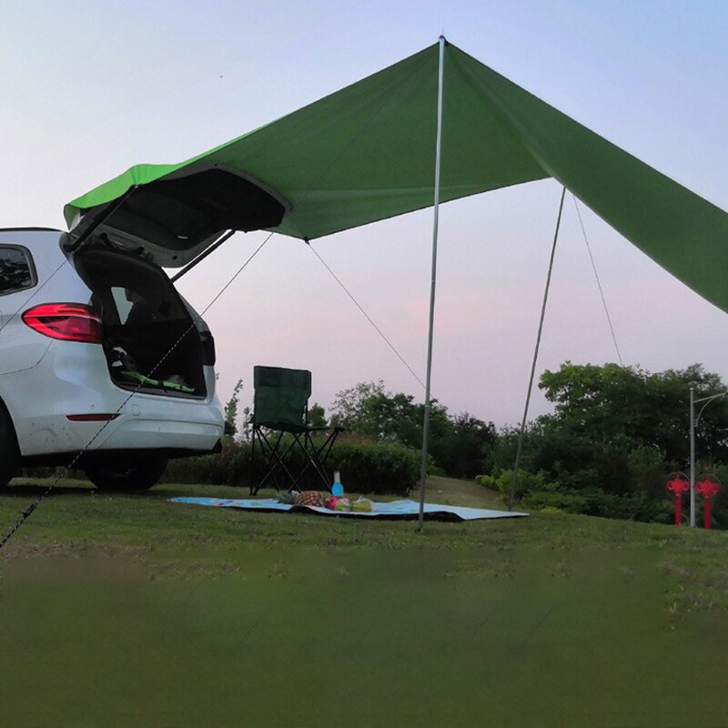 Car Shelter Shade Waterproof UV Camping Side Car Roof Top Tent Awning Portable Camping Tents Automobile Rooftop Rain Canopy