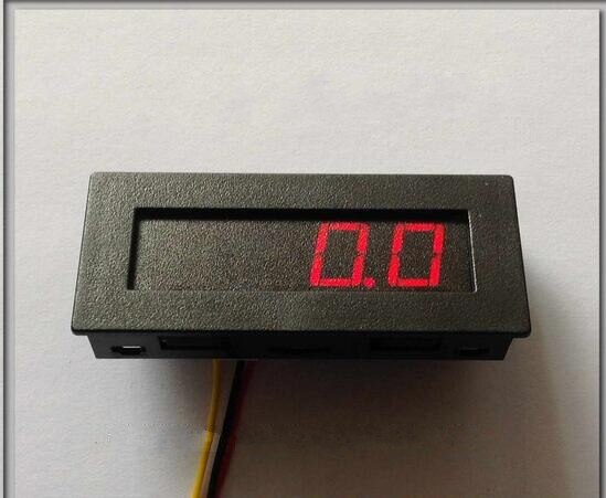 4 Digital Red LED Tachometer RPM Speed Meter+Proximity Switch Sensor NPN 3 Wires